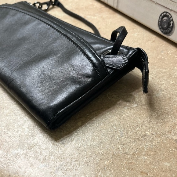 Reed Krakoff Leather Wristlet/Purse, Deep Blue&Black Color - Picture 11 of 16